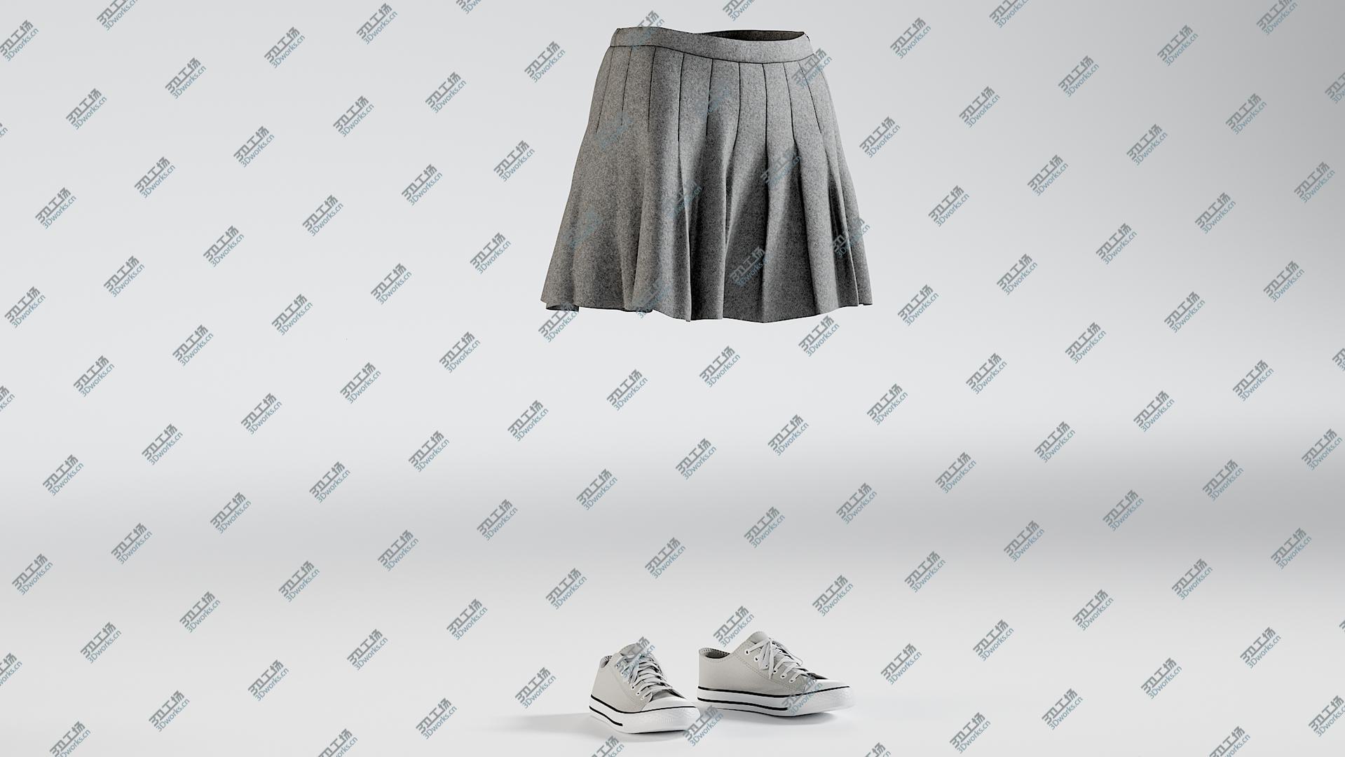 images/goods_img/202104091/3D model Skirt with Sneakers/4.jpg